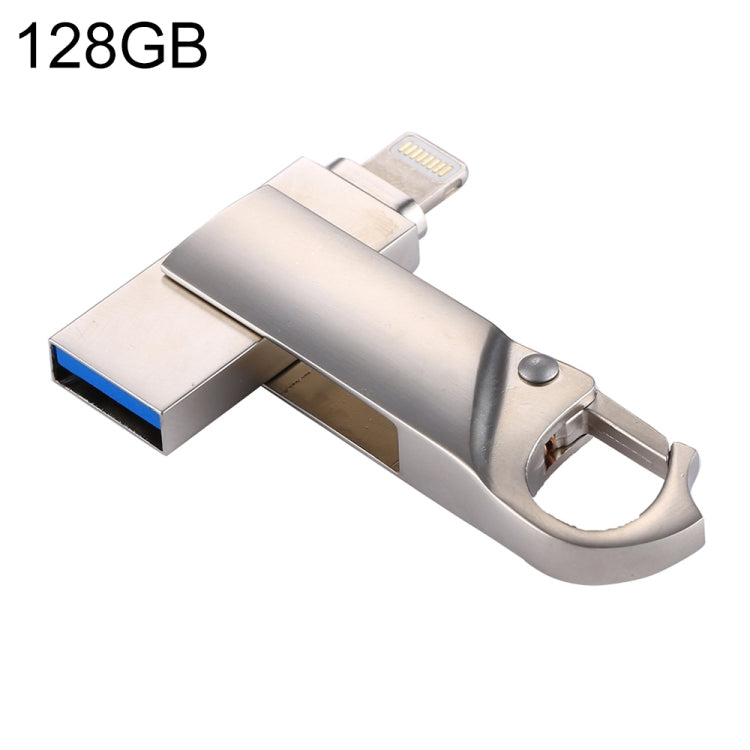 Chiavetta USB portachiavi RQW-10F 2 in 1 USB 2.0 e 8 pin da 128 GB, RQW-10F Chiavetta USB portachiavi RQW-10F 2 in 1 USB 2.0 e 8 pin da 128 GB, RQW-10F